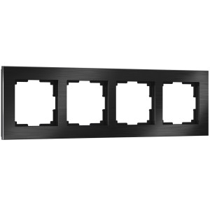 Рамка Aluminium черный алюминий W0041708