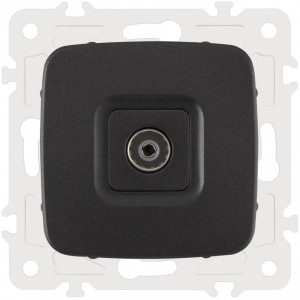 Розетка am-205 205.43-1.black