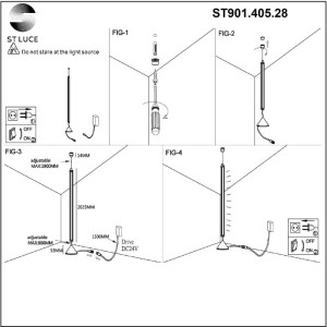 Торшер  ST901.405.28
