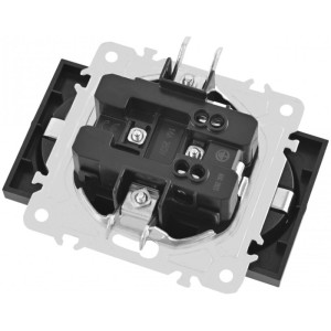 Розетка am-203 203.40-1.black