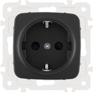 Розетка am-205 205.40-1.black
