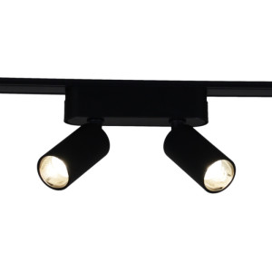 Трековый светильник  13005-9.3-002UR magnetic LED2x5W BK