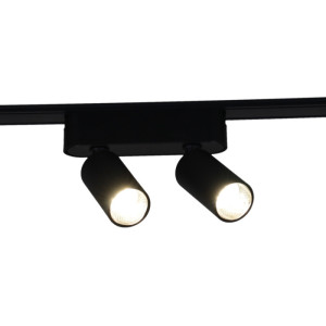 Трековый светильник  13005-9.3-002UR magnetic LED2x5W BK