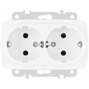 Розетка am-205 205.40-2.white