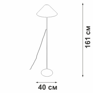 Торшер  V3018-1/1P