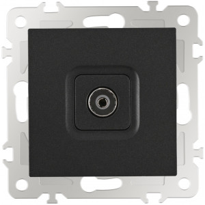 Розетка am-206 206.43-1.black