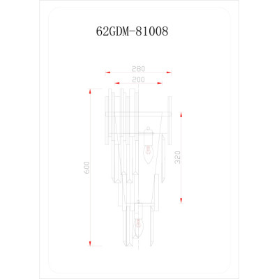 Бра  62GDM-81008
