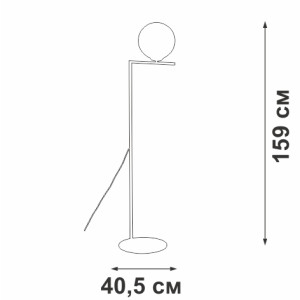Торшер  V3033-1/1P